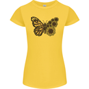 A Sunflower Butterfly Womens Petite Cut T-Shirt Yellow