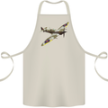 A Supermarine Spitfire Fying Solo Cotton Apron 100% Organic Natural