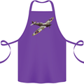 A Supermarine Spitfire Fying Solo Cotton Apron 100% Organic Purple