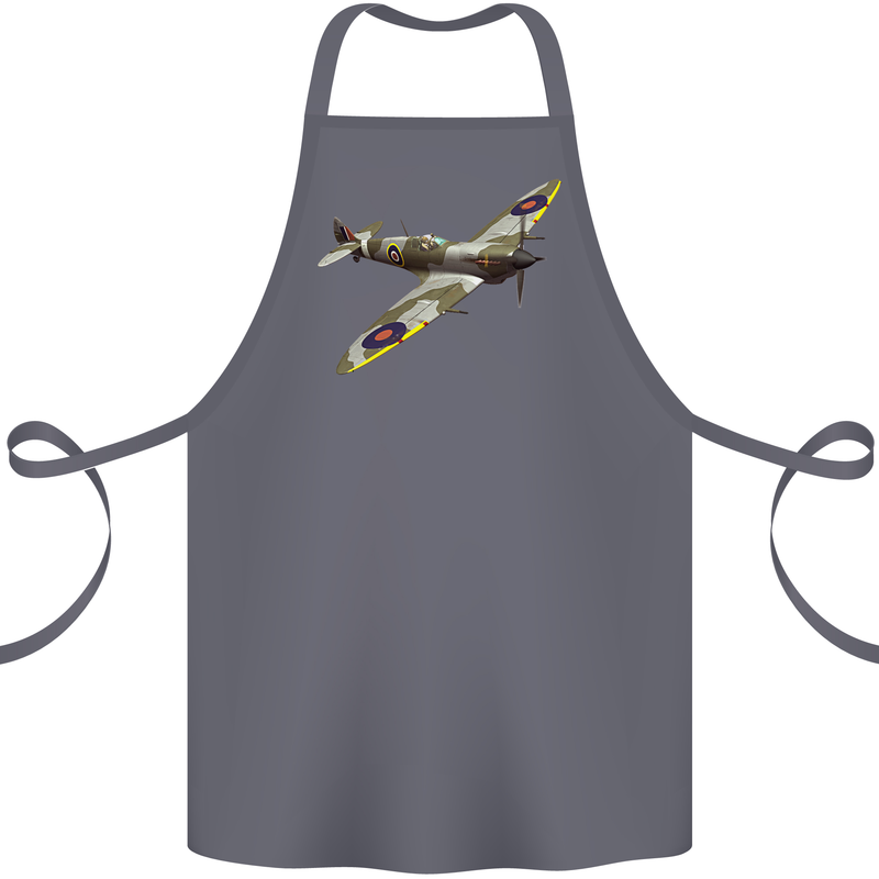 A Supermarine Spitfire Fying Solo Cotton Apron 100% Organic Steel