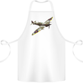 A Supermarine Spitfire Fying Solo Cotton Apron 100% Organic White