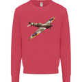 A Supermarine Spitfire Fying Solo Kids Sweatshirt Jumper Heliconia