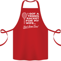 A Tennis Racket for My Wife Best Swap Ever! Cotton Apron 100% Organic Red