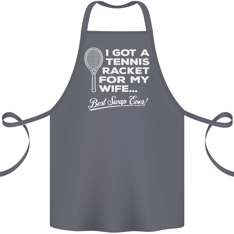 A Tennis Racket for My Wife Best Swap Ever! Cotton Apron 100% Organic Steel