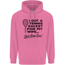 A Tennis Racket for My Wife Best Swap Ever! Mens 80% Cotton Hoodie Azelea
