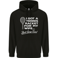 A Tennis Racket for My Wife Best Swap Ever! Mens 80% Cotton Hoodie Black