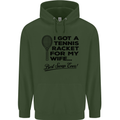 A Tennis Racket for My Wife Best Swap Ever! Mens 80% Cotton Hoodie Forest Green