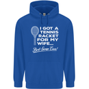 A Tennis Racket for My Wife Best Swap Ever! Mens 80% Cotton Hoodie Royal Blue