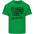 A Tennis Racket for My Wife Best Swap Ever! Mens Cotton T-Shirt Tee Top Irish Green