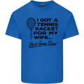 A Tennis Racket for My Wife Best Swap Ever! Mens Cotton T-Shirt Tee Top Royal Blue