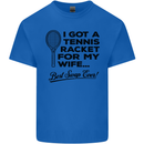 A Tennis Racket for My Wife Best Swap Ever! Mens Cotton T-Shirt Tee Top Royal Blue