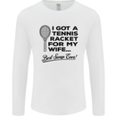 A Tennis Racket for My Wife Best Swap Ever! Mens Long Sleeve T-Shirt White