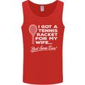 A Tennis Racket for My Wife Best Swap Ever! Mens Vest Tank Top Red