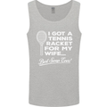 A Tennis Racket for My Wife Best Swap Ever! Mens Vest Tank Top White