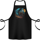 A Tiger and Moon Cotton Apron 100% Organic Black