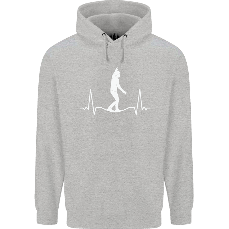 A Tightrope Walker Walking Funambulism Childrens Kids Hoodie Sports Grey