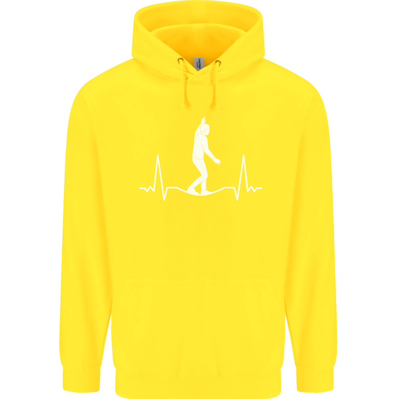A Tightrope Walker Walking Funambulism Childrens Kids Hoodie Yellow