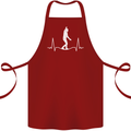 A Tightrope Walker Walking Funambulism Cotton Apron 100% Organic Maroon