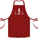 A Tightrope Walker Walking Funambulism Cotton Apron 100% Organic Maroon