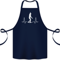 A Tightrope Walker Walking Funambulism Cotton Apron 100% Organic Navy Blue