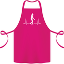 A Tightrope Walker Walking Funambulism Cotton Apron 100% Organic Pink