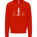 A Tightrope Walker Walking Funambulism Kids Sweatshirt Jumper Bright Red