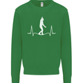 A Tightrope Walker Walking Funambulism Kids Sweatshirt Jumper Irish Green