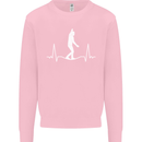 A Tightrope Walker Walking Funambulism Kids Sweatshirt Jumper Light Pink