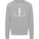 A Tightrope Walker Walking Funambulism Kids Sweatshirt Jumper Sports Grey