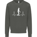 A Tightrope Walker Walking Funambulism Kids Sweatshirt Jumper Storm Grey