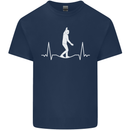 A Tightrope Walker Walking Funambulism Kids T-Shirt Childrens Navy Blue