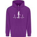A Tightrope Walker Walking Funambulism Mens 80% Cotton Hoodie Purple