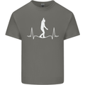 A Tightrope Walker Walking Funambulism Mens Cotton T-Shirt Tee Top Charcoal