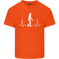 A Tightrope Walker Walking Funambulism Mens Cotton T-Shirt Tee Top Orange