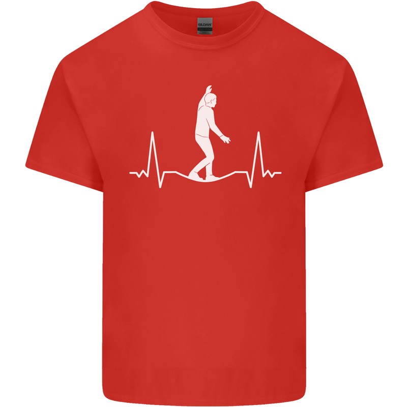 A Tightrope Walker Walking Funambulism Mens Cotton T-Shirt Tee Top Red