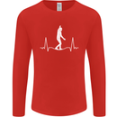 A Tightrope Walker Walking Funambulism Mens Long Sleeve T-Shirt Red