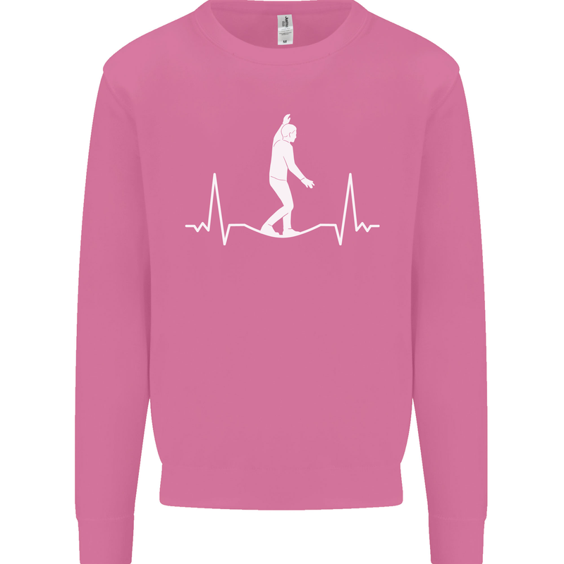 A Tightrope Walker Walking Funambulism Mens Sweatshirt Jumper Azalea