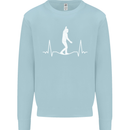 A Tightrope Walker Walking Funambulism Mens Sweatshirt Jumper Light Blue