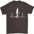 A Tightrope Walker Walking Funambulism Mens T-Shirt 100% Cotton Dark Chocolate