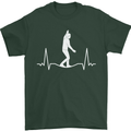 A Tightrope Walker Walking Funambulism Mens T-Shirt 100% Cotton Forest Green