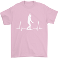 A Tightrope Walker Walking Funambulism Mens T-Shirt 100% Cotton Light Pink