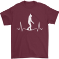 A Tightrope Walker Walking Funambulism Mens T-Shirt 100% Cotton Maroon