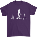 A Tightrope Walker Walking Funambulism Mens T-Shirt 100% Cotton Purple