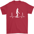 A Tightrope Walker Walking Funambulism Mens T-Shirt 100% Cotton Red