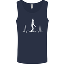 A Tightrope Walker Walking Funambulism Mens Vest Tank Top Navy Blue