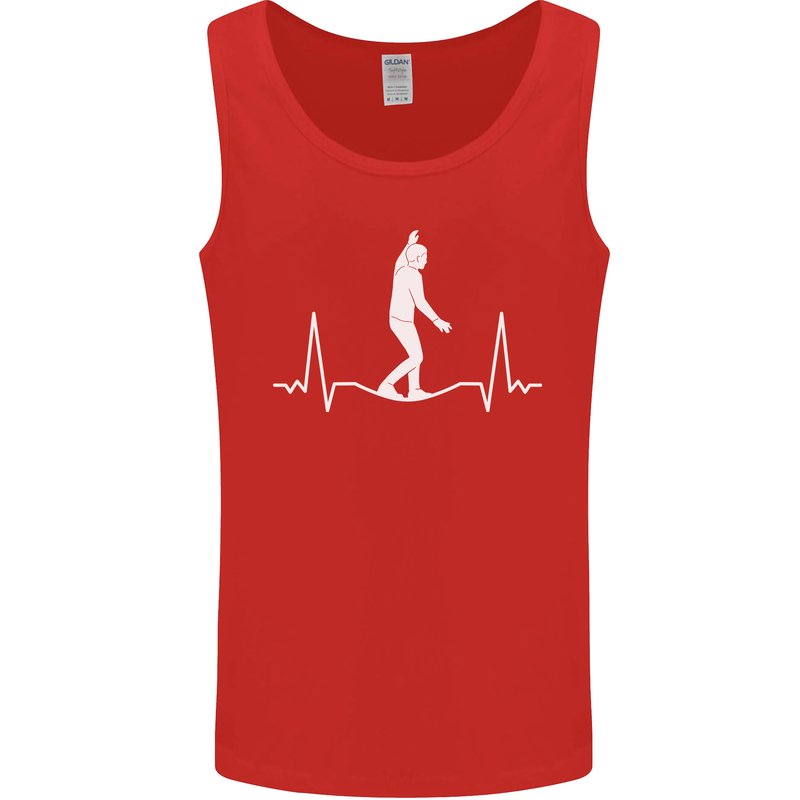 A Tightrope Walker Walking Funambulism Mens Vest Tank Top Red