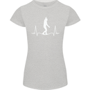 A Tightrope Walker Walking Funambulism Womens Petite Cut T-Shirt Sports Grey