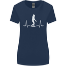 A Tightrope Walker Walking Funambulism Womens Wider Cut T-Shirt Navy Blue
