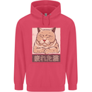 A Tired Cat Childrens Kids Hoodie Heliconia