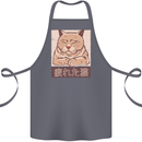 A Tired Cat Cotton Apron 100% Organic Steel